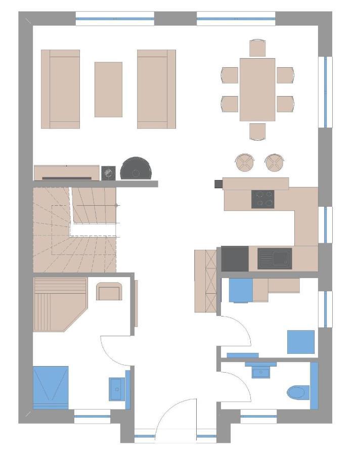 Villa Ferienhaus Svantovit - exklusives Ferienhaus mit Sauna, Whirlpool und Kamin Putgarten Exterior foto